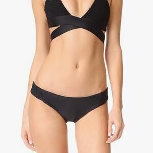 Tori Praver Women's Solid Bethany Classic Fit Bikini Bottom Storm Size X-Large
